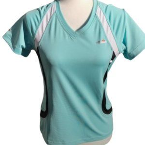 Ellesse blue short sleeved aerocool shirt size s